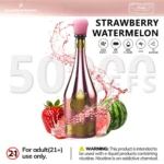 Vozolvapen Solaris Champagne 50k, 50.000 Züge, 2 Prozent Nikotin, Erdbeere-Wassermelone, EU-Lager, Einweg-E-Zigaretten-Gerät