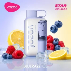 Vozolvapen Vozol Star Einweg-E-Zigarette mit 35.000 Zügen, „Blue Razz Ice“