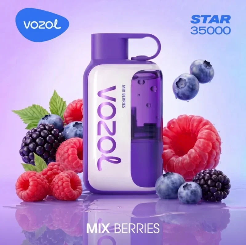 Vozolvapen Vozol Star 35.000 Züge, gemischte Beeren, Einweg-E-Zigarette