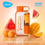 Vozolvapen Vozol Star Einweg-E-Zigarette mit 35.000 Zügen in den Geschmacksrichtungen Pfirsich, Mango und Wassermelone