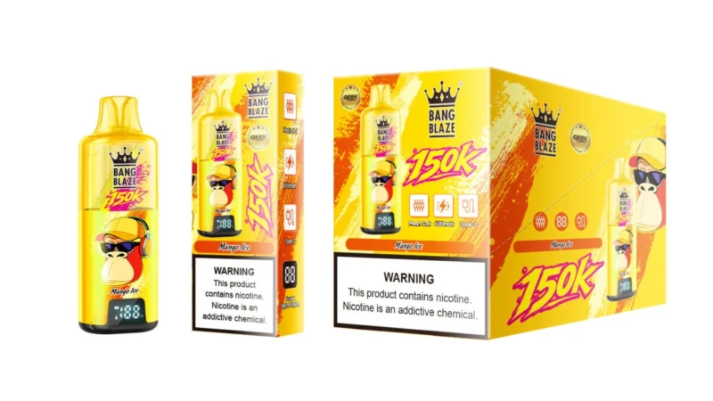 Vozolvapen Bang Blaze 150.000 Züge Peach Ice Produktbild 005 Einweg-E-Zigarette
