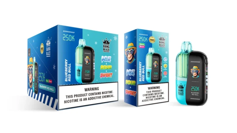 Vozolvapen Bang Blaze 250.000 Züge Blueberry Red Bull Produktbild 011 Einweg-E-Zigarettengerät