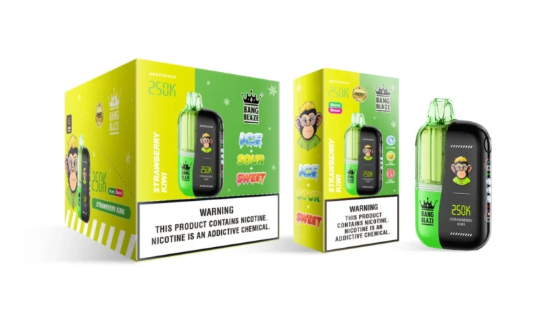 Vozolvapen Bang Blaze 250.000 Züge Erdbeere-Kiwi Produktbild 010 Einweg-E-Zigarettengerät