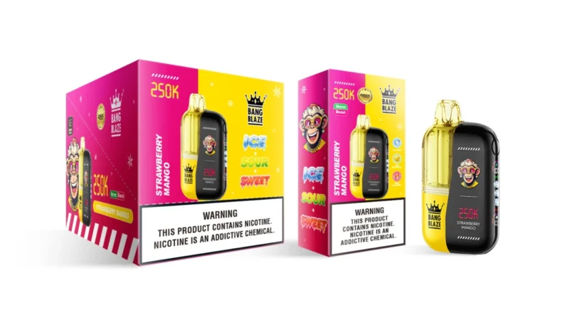 Vozolvapen Bang Blaze 250.000 Züge Erdbeere-Mango Produktbild 007 Einweg-E-Zigaretten-Gerät