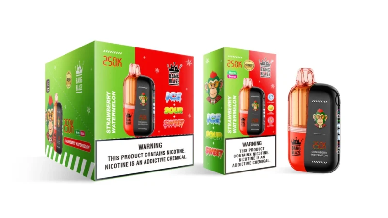 Vozolvapen Bang Blaze 250.000 Züge Erdbeere-Wassermelone Produktbild 008 Einweg-E-Zigarettengerät