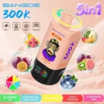 Vozolvapen Bang De 300.000 Züge 5-in-1 Blaubeere-Eis, Kiwi, Passionsfrucht, Guave, Triple-Melone, Pfirsich, Ananas, Passionate Ki