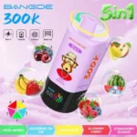 Vozolvapen Bang De 300.000 Züge 5-in-1-Mischung: Beeren, Wassermelone, Eis, Apfel, Birne, Heidelbeere, Kirsche, Erdbeere, Banane 005 Di