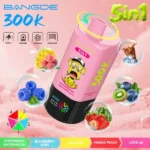 Vozolvapen Bang De 300.000 Züge 5-in-1 Erdbeere, Wassermelone, Heidelbeere, Kiwi, Cola, Eis, Mango, Pfirsich, Love 66 007 Einweg-E-Zigarette