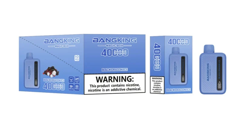 Vozolvapen Bang King Magic Box 40.000 Züge, Black Dragon Ice-Geschmack, Bild 005, Einweg-E-Zigarettengerät