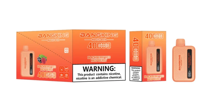 Vozolvapen Bang King Magic Box 40.000 Züge, Geschmack Brombeere-Rote Himbeere, Bild 013, Einweg-E-Zigarettengerät