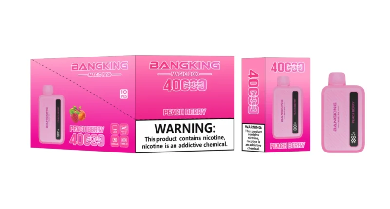 Vozolvapen Bang King Magic Box 40.000 Züge, Pfirsich-Beeren-Geschmack, Bild 007, Einweg-E-Zigarettengerät
